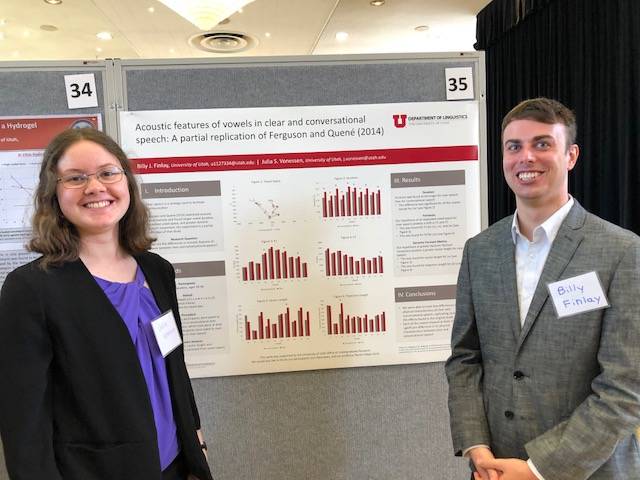 Billy Finlay, Julia Vonessen (Rachel Hayes-Harb)  Acoustic features of vowels in clear and conversational speech: A partial replication of Ferguson and Quene (2014)